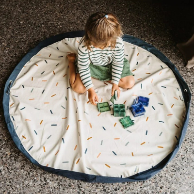 Play&Go Saco de Arrumação de Brinquedos Noomad Confetti  | Farmácia d'Arrábida