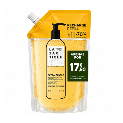 Lazartigue Preço Especial Extra Gentle Family Recarga Champô 500ml | Farmácia d'Arrábida
