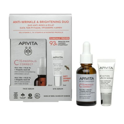 7618199 Apivita C15 Correct Sérum 30ml + Oferta 5 Action Sérum 5ml
