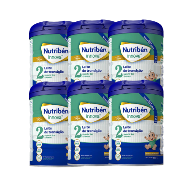 Nutribén Pack 6 Embalagens Innova 2 Leite de Transição +6M 6x800g | Farmácia d'Arrábida