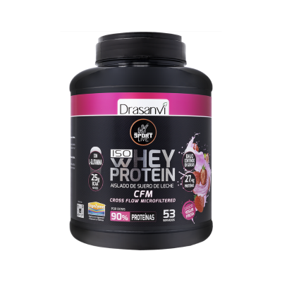 8436601103321 Drasanvi Whey Protein Isolada Iogurte Morango 1600g