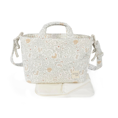 WALKING MUM Bolsa Carrinho Besties Print | Mala Maternidade - Muda-fraldas incluído