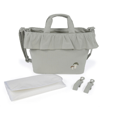8435748611508 WALKING MUM Bolsa Carrinho com Folho Besties Musgo