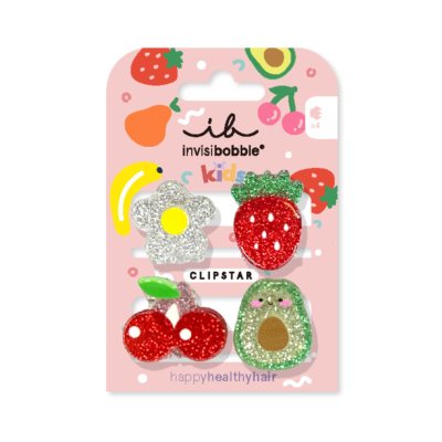 7644880 Invisibobble x4 Molas de Cabelo Criança Clipstar Kids Frutti