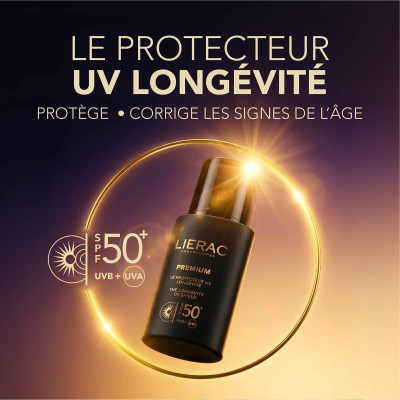 Lierac Premium Protetor UV Longevidade SPF50+ 30ml | Farmácia d'Arrábida