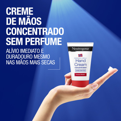Neutrogena Creme de Mãos Concentrado Sem Perfume 75ml  | Farmácia d'Arrábida