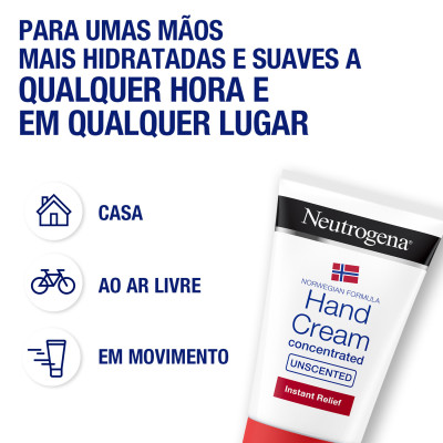 Neutrogena Creme de Mãos Concentrado Sem Perfume 75ml  | Farmácia d'Arrábida