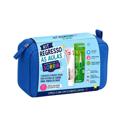 7637116 Bexident Kit Pasta + Escova Regresso às Rotinas Adulto Azul