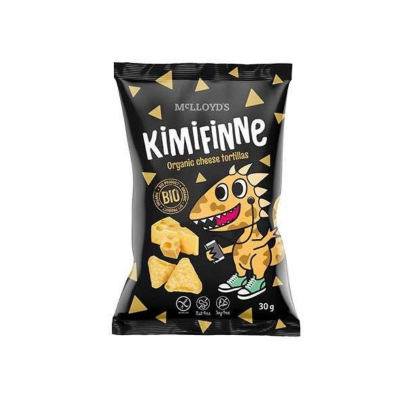8588007731438 McLloyd's Kimifinne Snack de Milho BIO com Queijo 30g - Lanche para crianças e adultos