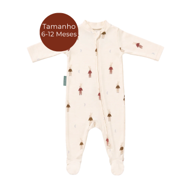 8436579289980 MOLIS&CO 6-12 Meses Pijama de Bebé Sleepy Bunnies | Pijama Suave