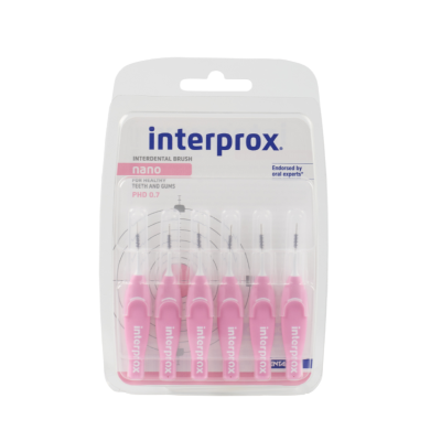 Interprox 6 Escovilhões 4G Nano 0,7 mm | Escovilhão Interdentário