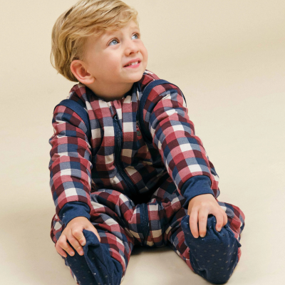 Molis&Co 2A TOG 2.5 Pijama Macacão Mangas Meias Removíveis Vichy | Farmácia d'Arrábida