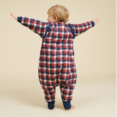 Molis&Co 1Ano TOG 2.5 Pijama Macacão Mangas Meias Removíveis Vichy | Farmácia d'Arrábida