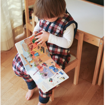 Molis&Co 1Ano TOG 2.5 Pijama Macacão Mangas Meias Removíveis Vichy | Farmácia d'Arrábida