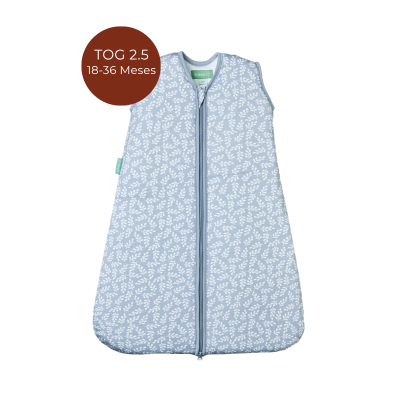 8436579281137 Molis&Co 18-36 Meses TOG 2.5 Saco de Dormir Bebé Blue Garden - Para as noites mais frias