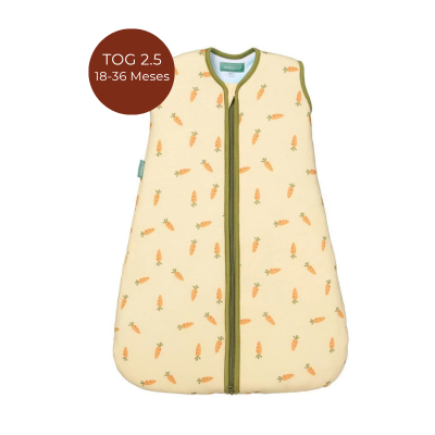 Molis&Co TOG 2.5 18-36 Meses Saco de Dormir Bebé Carrots - Para as noites mais frias