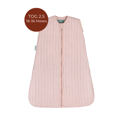 8436579289232 Molis&Co TOG 2.5 18-36 Meses Saco de Dormir Bebé Navy and Pink Stripes -