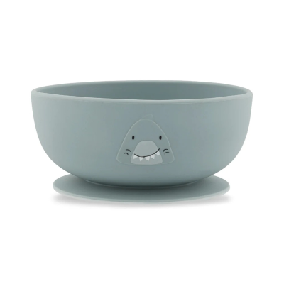 TRIXIE Taça de Silicone com Ventosa Mr. Shark para Bebé