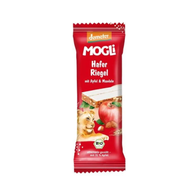 4260311198475 Mogli Barra de Maçã, Aveia e Amêndoa Bio 25 g
