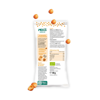Mogli Bolinhas de Tomate e Cenoura e Espelta Bio 40 g | Farmácia d'Arrábida