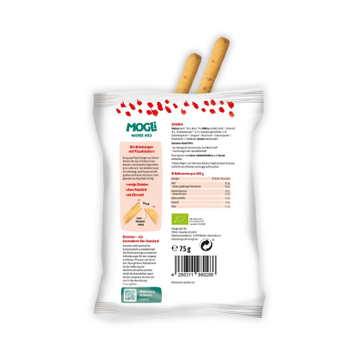 Mogli Palitos Sabor Pizza Bio 75 g | Farmácia d'Arrábida