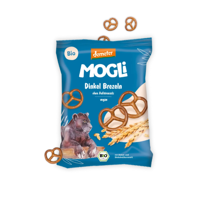 4260311980262 Mogli Pretzels de Espelta Vegan Bio 50 g