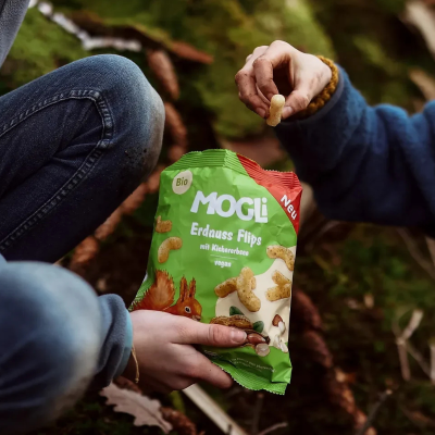 Mogli Snack Crocante de Arroz, Grão de Bico e Amendoim Bio 30 g | Farmácia d'Arrábida