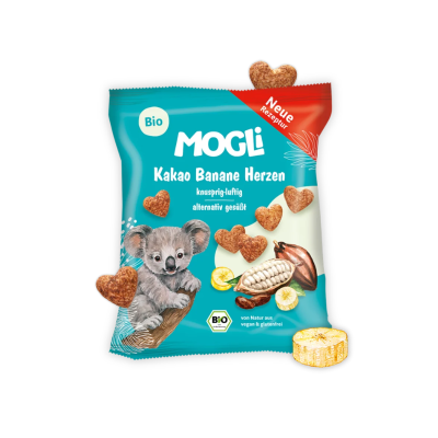 4260311985953 Mogli Snack Crocante de Cacau, Banana e Milho Bio 30 g