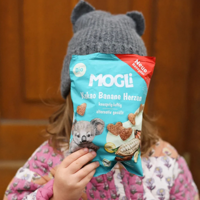 Mogli Snack Crocante de Cacau, Banana e Milho Bio 30 g | Farmácia d'Arrábida