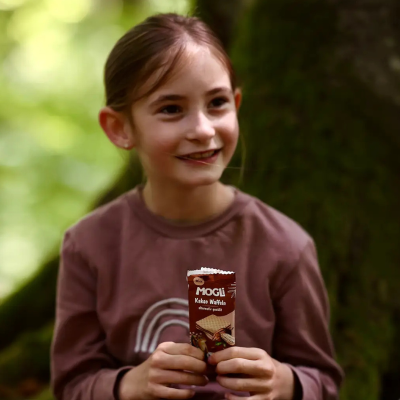 Mogli Bolacha Wafer Creme de Cacau Bio 15g | Farmácia d'Arrábida