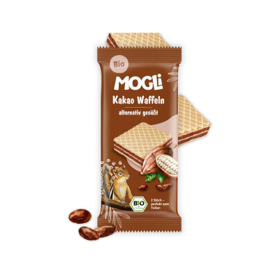 4260311980958 Mogli Bolacha Wafer Creme de Cacau Bio 15 g