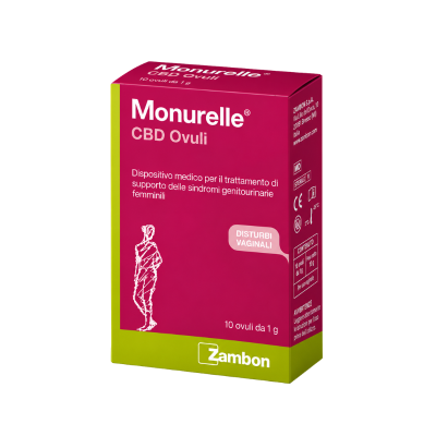 7617423 Monurelle CBD Óvulos Vaginais 10 Unidades | Conforto Íntimo