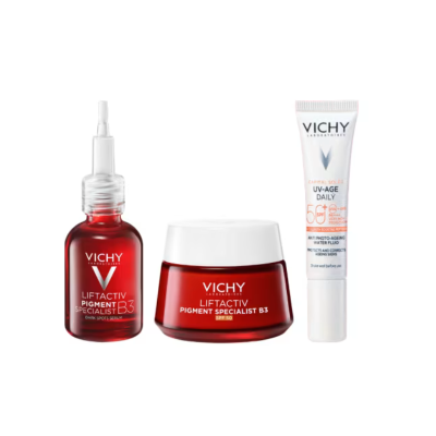 Vichy Liftactiv B3 Coffret Antimanchas Sérum + Creme FPS50 + Protetor Solar | Farmácia d'Arrábida