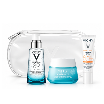 7619999Vichy Coffret Minéral 89 Sérum 50ml + Creme 15ml + Oferta UV-Age Daily FPS50+