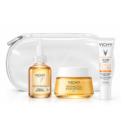 7619965 Vichy Neovadiol Coffret Protocolo Pele Madura - Sérum + Creme + Protetor Solar