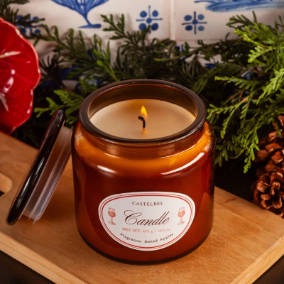 Castelbel Vela Aromática Maçã Assada 470g Natal | Farmácia d'Arrábida