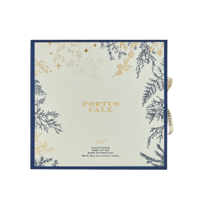 0190577233359 Castelbel Portus Cale Festive Blue Coffret para Casa com Difusor, Vela e Apagador de Velas