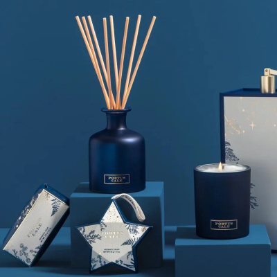 Castelbel Portus Cale Festive Blue Vela Aromática 210 g | Farmácia d'Arrábida