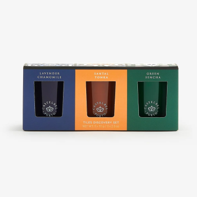 Castelbel Tiles Discovery Set Velas Aromáticas 3×70g | Farmácia d'Arrábida