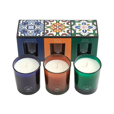 Castelbel Tiles Discovery Set Coffret de Velas Aromáticas 3×70g