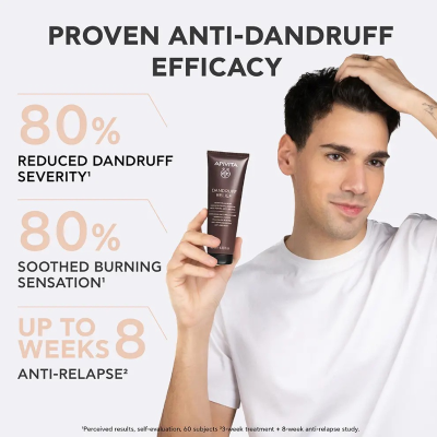 Apivita Dandruff Relief Champô Anticaspa Intensa 125ml | Farmácia d'Arrábida