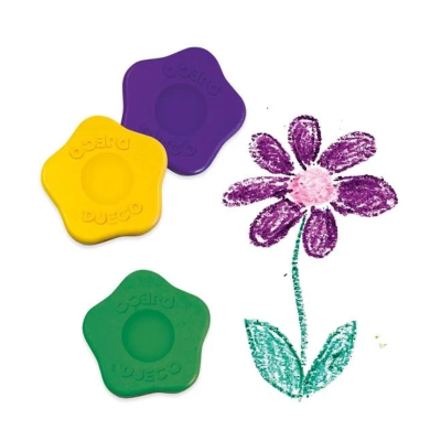 Djeco Lápis de Cera em Forma de Flor 12 Cores | Farmácia d'Arrábida