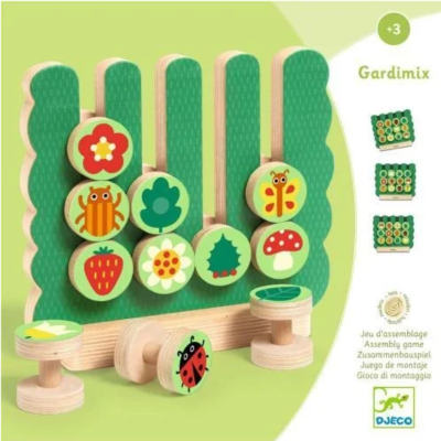 Djeco Gardimix Jogo Montagem com Cartões e Madeira | Farmácia d'Arrábida
