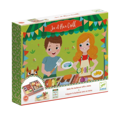 Djeco Joe et Max Grill Jogo Grelhados Madeira | Farmácia d'Arrábida