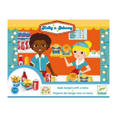 Djeco Kelly & Johnny Jogo Hambúrgueres Brincar | Farmácia d'Arrábida
