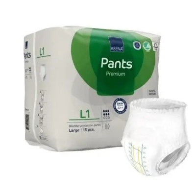 Abena Pants Premium L1 Fralda Cueca Incontinência 15 Uni. | Farmácia d'Arrábida