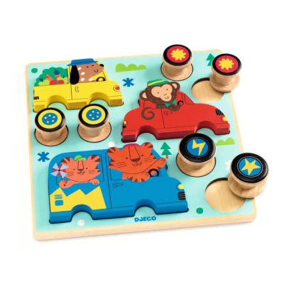Djeco Puzz & Roll Color Puzzle Madeira 2 em 1 | Farmácia d'Arrábida