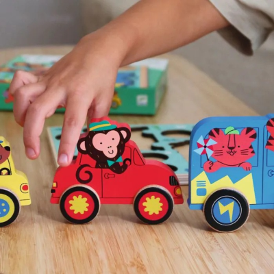 Djeco Puzz & Roll Color Puzzle Madeira 2 em 1 | Farmácia d'Arrábida