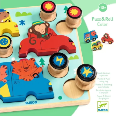 Djeco Puzz & Roll Color Puzzle Madeira 2 em 1 | Farmácia d'Arrábida