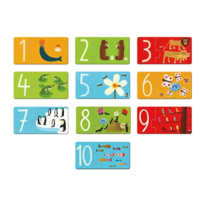 Djeco Puzzle Duo Números Puzzle Educativo 20 Peças | Farmácia d'Arrábida